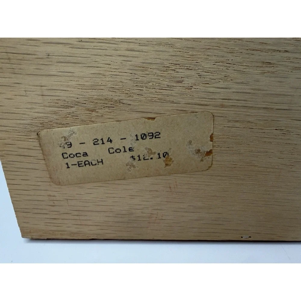 Coca-Cola Wooden Crate Box Small Storage, Decorative Wood, 7.10